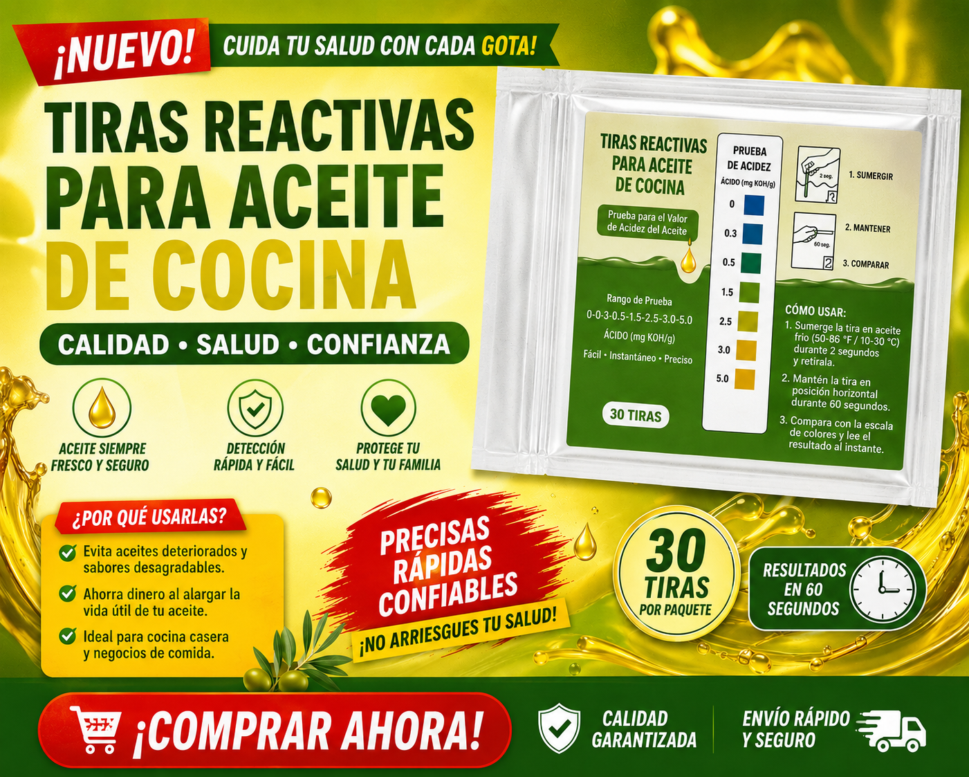 Medidor de calidad de aceite de cocina - Imagen 3
