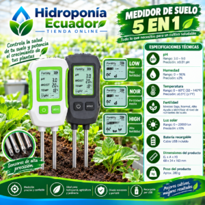 Medidor de pH de suelo 5 en 1 SG-S13