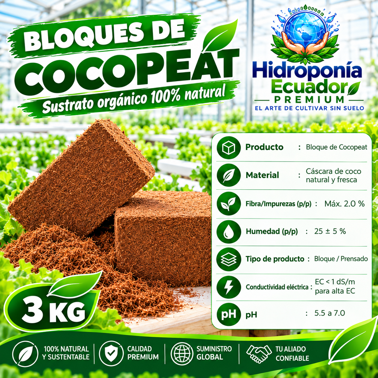 Fibra de Coco Bloque