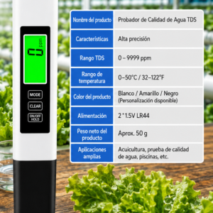 Medidor de EC 3 en 1 A6