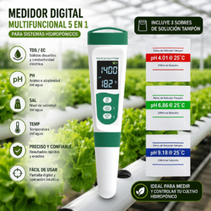 Medidor de pH 5 en 1 MF-M51