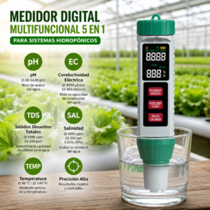 Medidor de ph 5 en 1 MIU-SZB