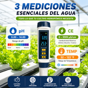 Medidor de PH 3 en 1 ZS-0003