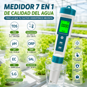 Medidor de pH 7 en 1 JQ - 008