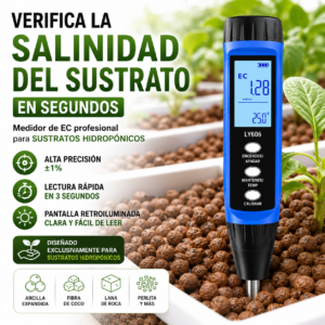 Medidor de EC 2 en 1