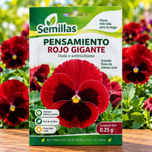 Semillas de Pensamiento rojo gigante