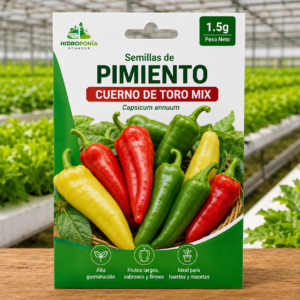 Semillas de pimiento cuerno de toro mix