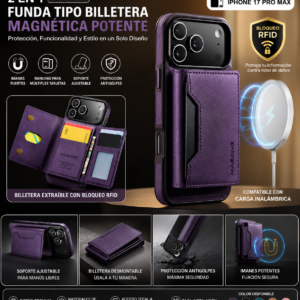 Estuche magnético iphone 17 pro max