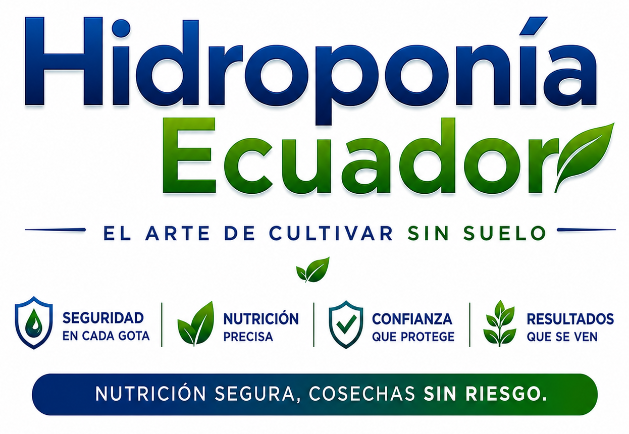 Logo letras Hidroponía Ecuador