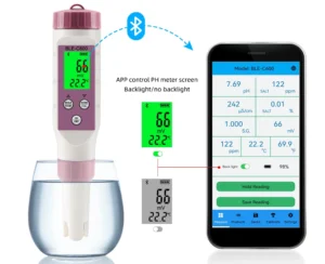 Medidor de pH bluetooth 7 en 12