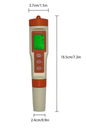 Medidor de pH 8 en 1