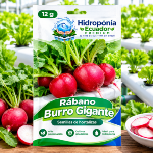 Semillas de Rábano Burro Gigante