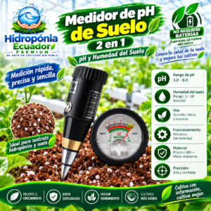 Medidor de ph de suelo 2 en 1 SPH-005