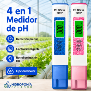 Medidor de pH 4 en 1 MF-01