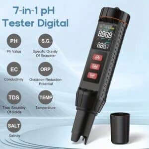 Medidor de pH 7 en 1 MF-X71