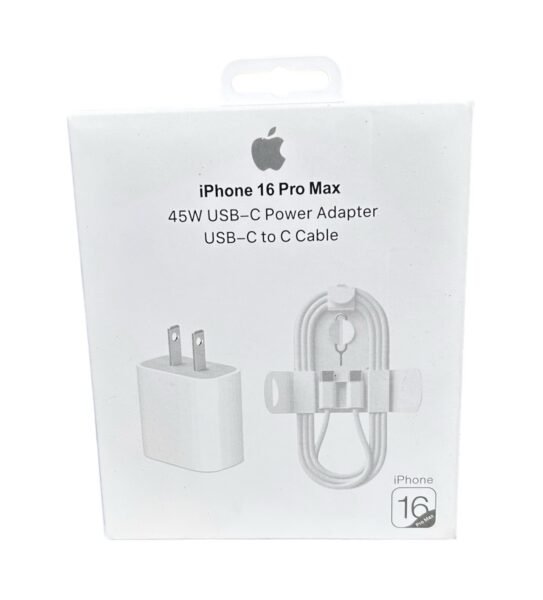 Cargador iPhone 16 Pro Max 45W USB-C